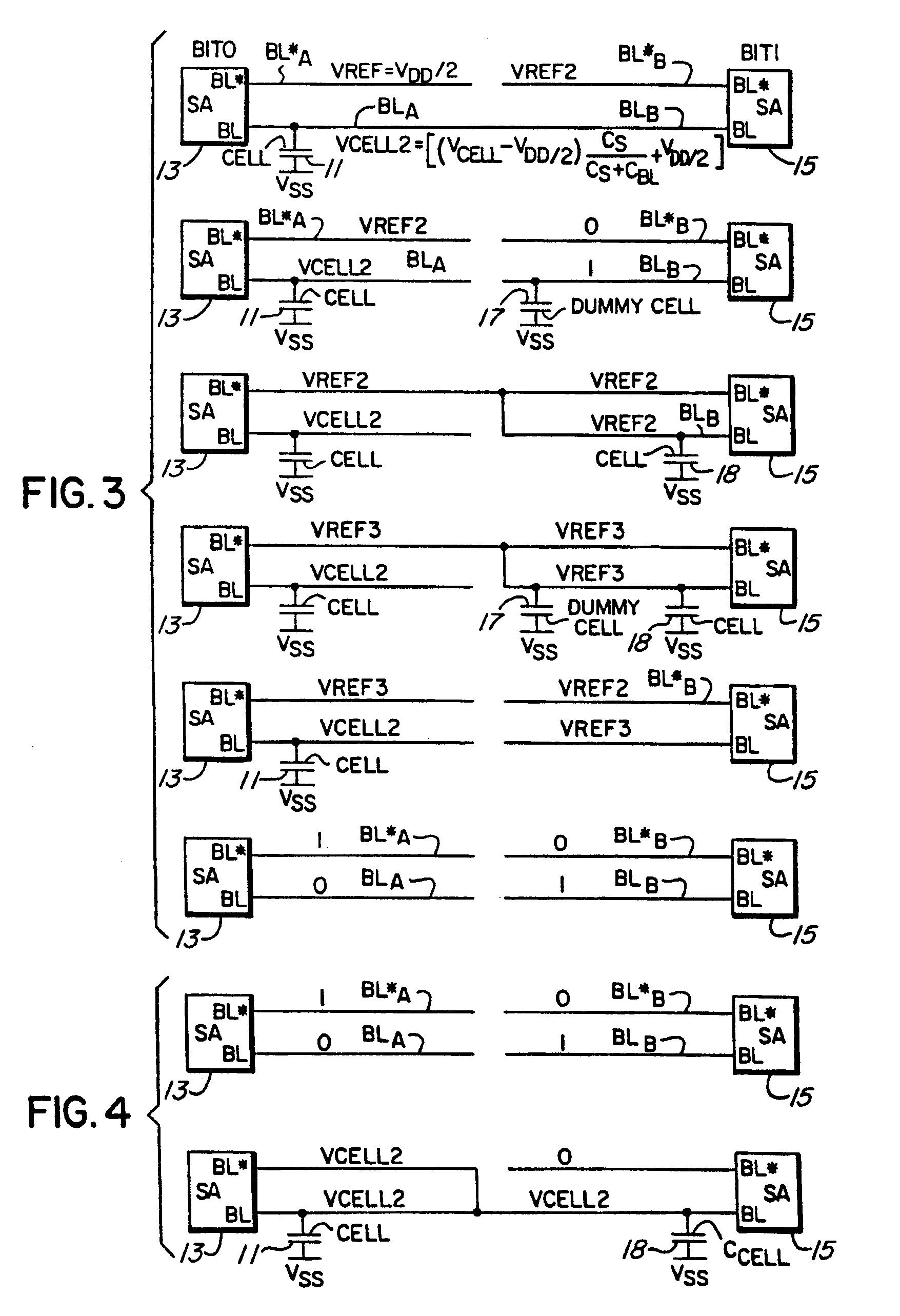 Method of multi-level storage in DRAM and apparatus thereof