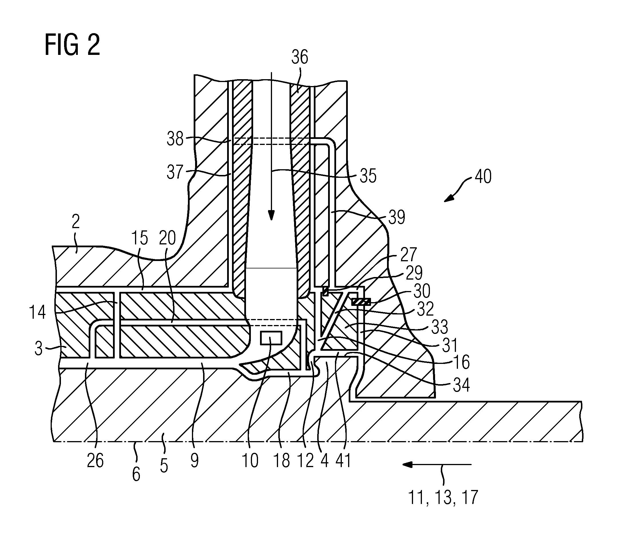 Steam turbine comprising a thrust balance piston