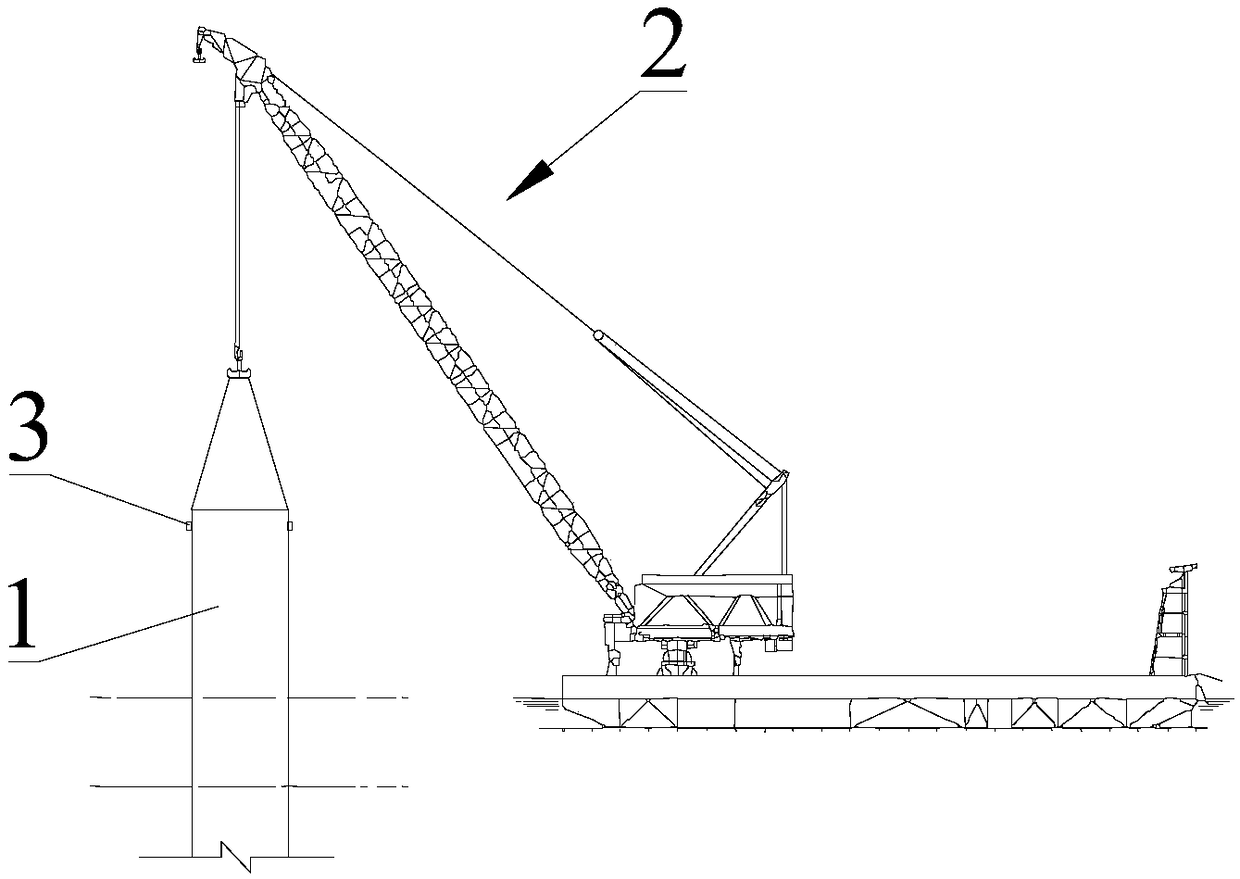 Dismounting method for basic steel pipe pile of offshore wind turbine