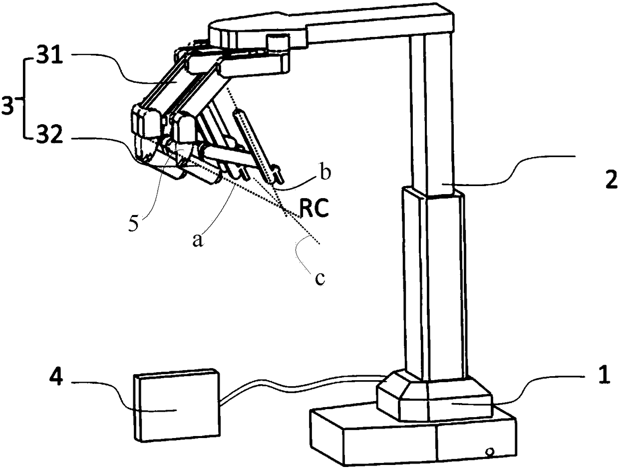Mechanical arm, working method thereof and surgical robot