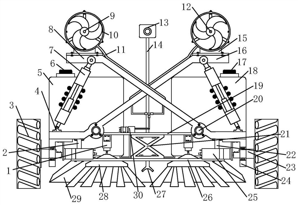 Subway disinfection robot and control system and control method thereof