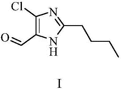 Preparation method of 2-n-butyl-4-chloro-5-formylimidazole