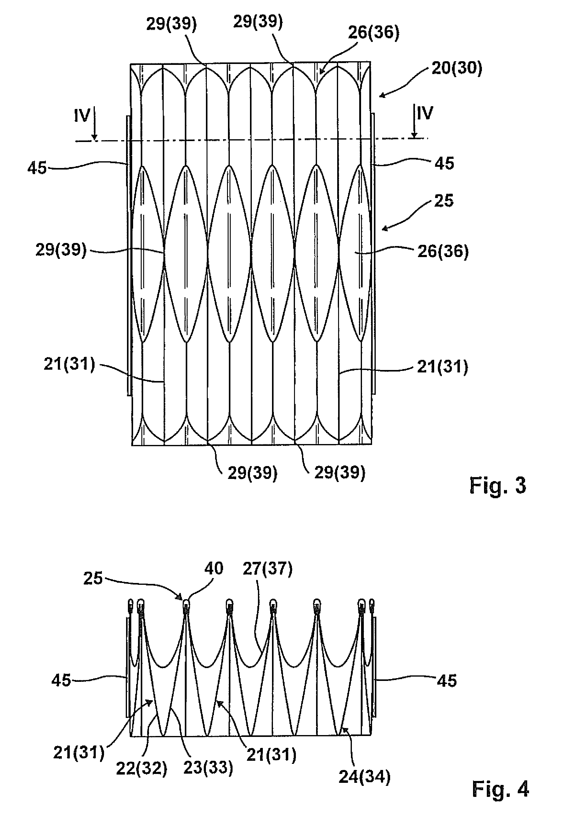 Creating the bellows of a passage or side panel between two vehicles joined in an articulated manner