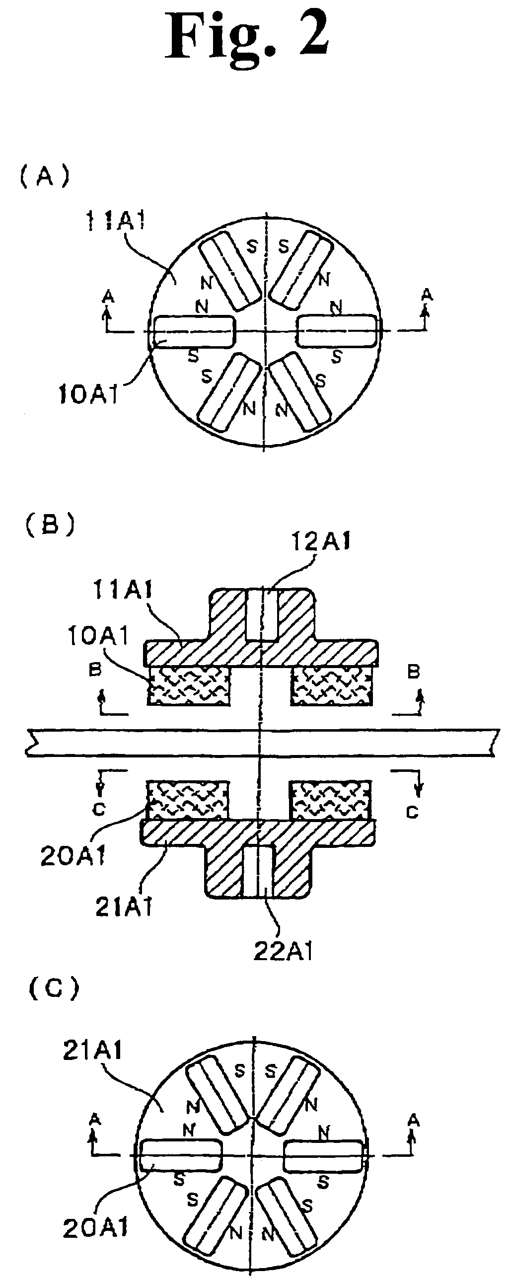 Magnetic rotation transmitting device, hermetic stirring unit, and electric furnace