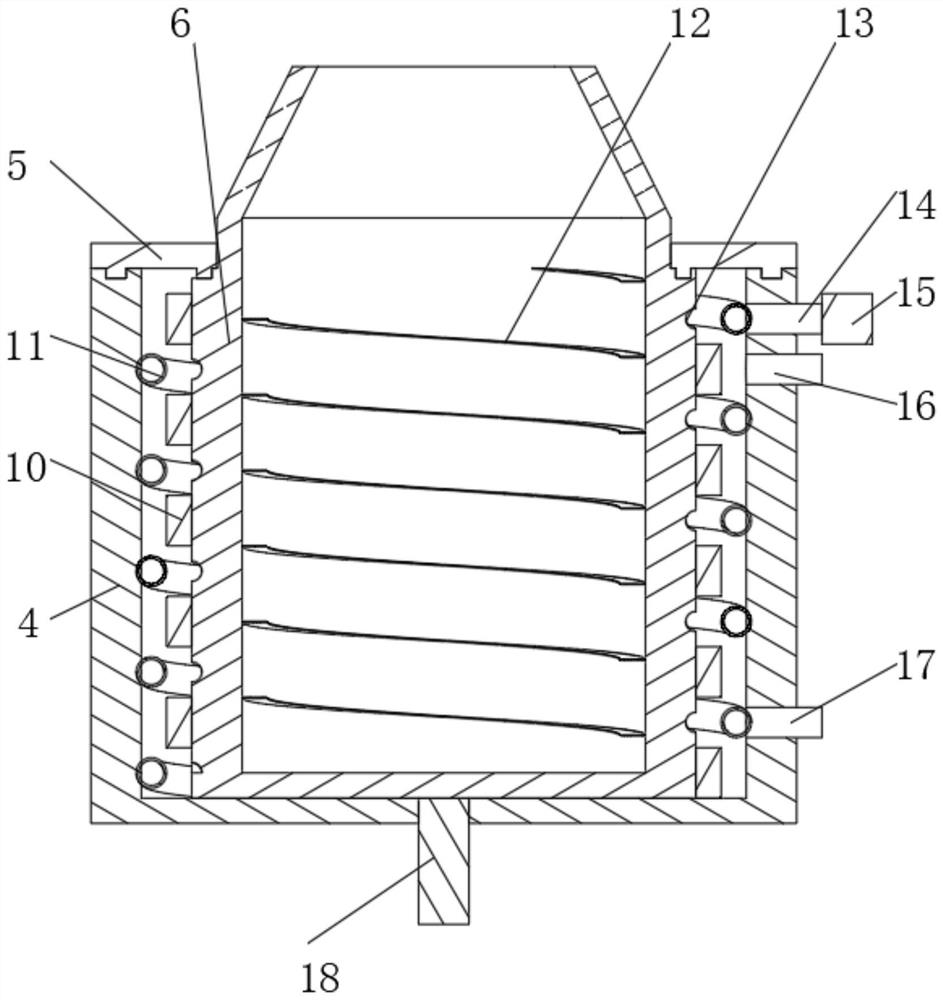 Circulating cooling system of nano-grinding and emulsifying machine