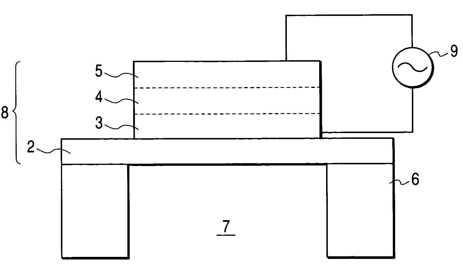 Piezoelectric element, ink jet recording head and producing method for piezoelectric element