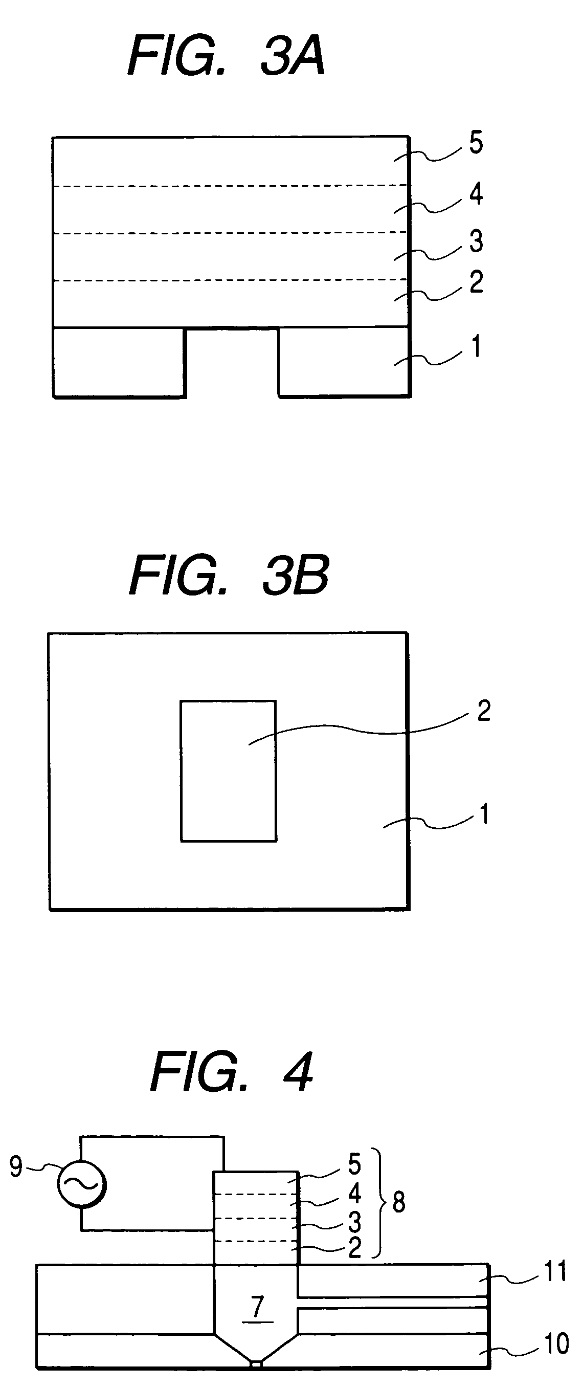 Piezoelectric element, ink jet recording head and producing method for piezoelectric element