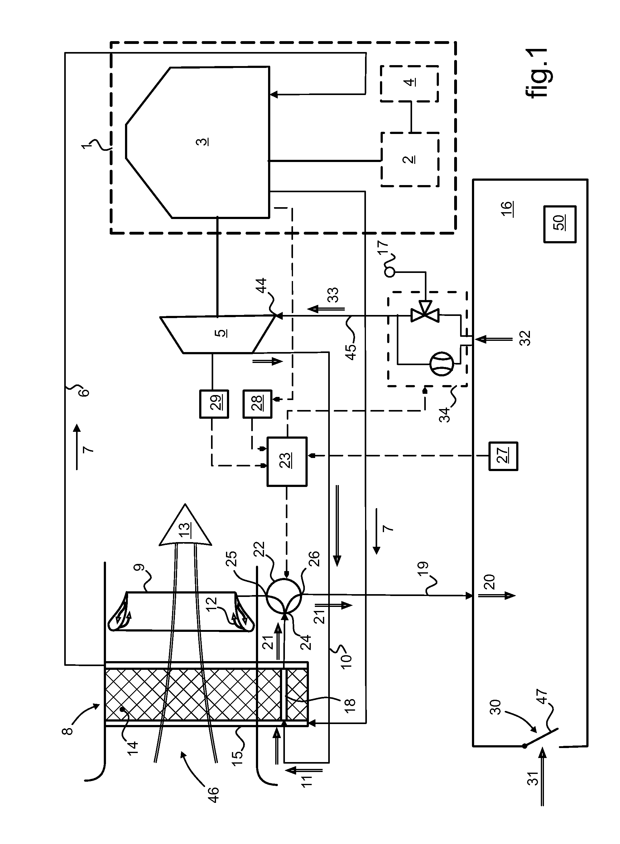 Fluid temperature control installation for rotorcraft, associating a system for cooling a power plant with a system for heating a cabin