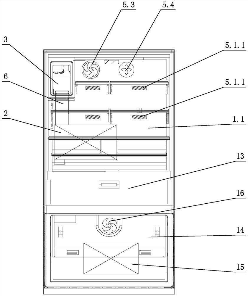 Refrigerating system of refrigerator