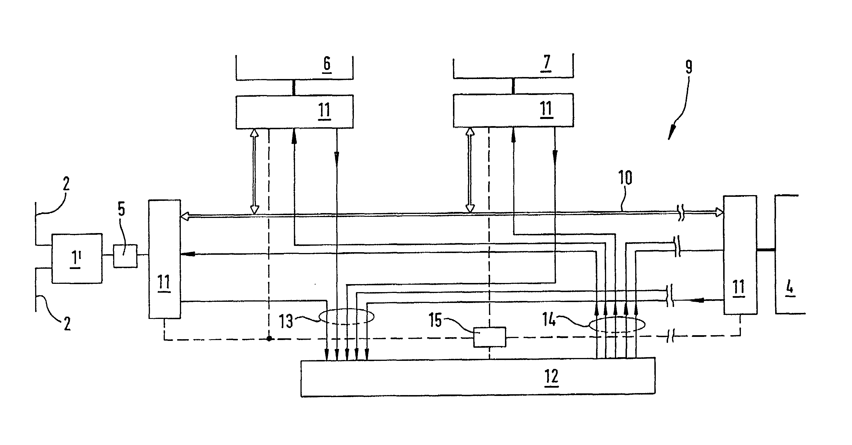 Network for data transmission