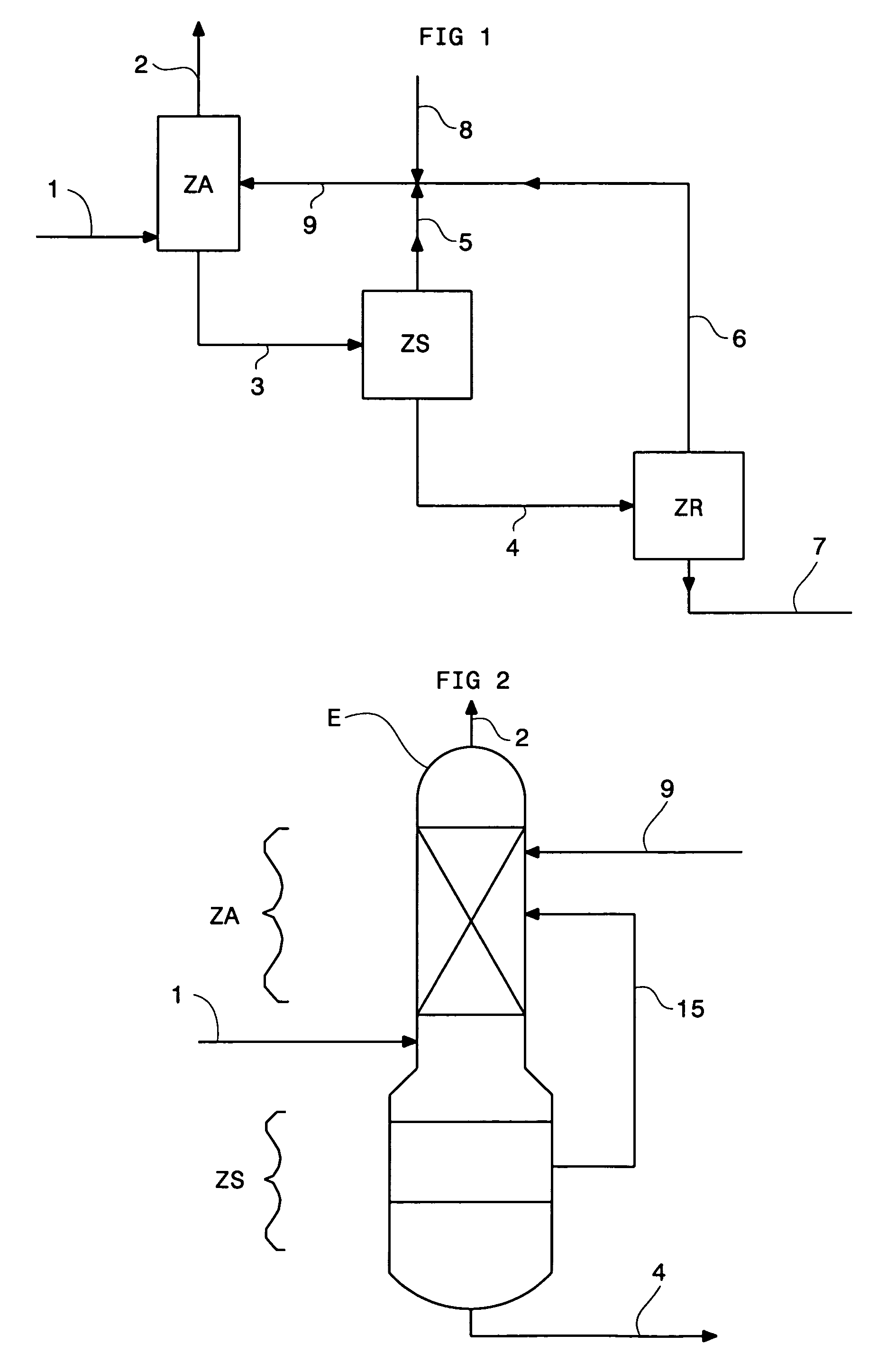 Method of deacidizing a gas with a fractional regeneration absorbent solution