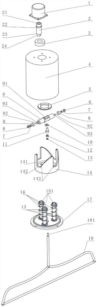 Clothes vibration device, clothes care machine and clothes airing machine