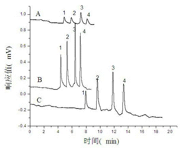 Silica gel monolithic column modified by cyclodextrin modified nanocrystalline iron oxide