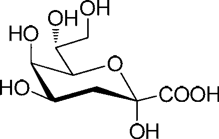 Synthetic method of 3-deoxidized-D-sweet dew-2-octulosonic ammonium salt