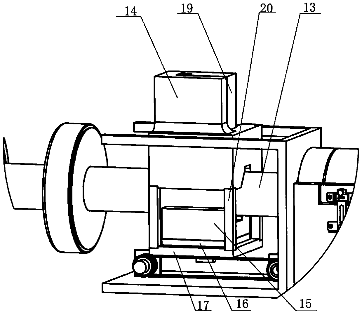 Vehicle brake drum surface total run-out detection device