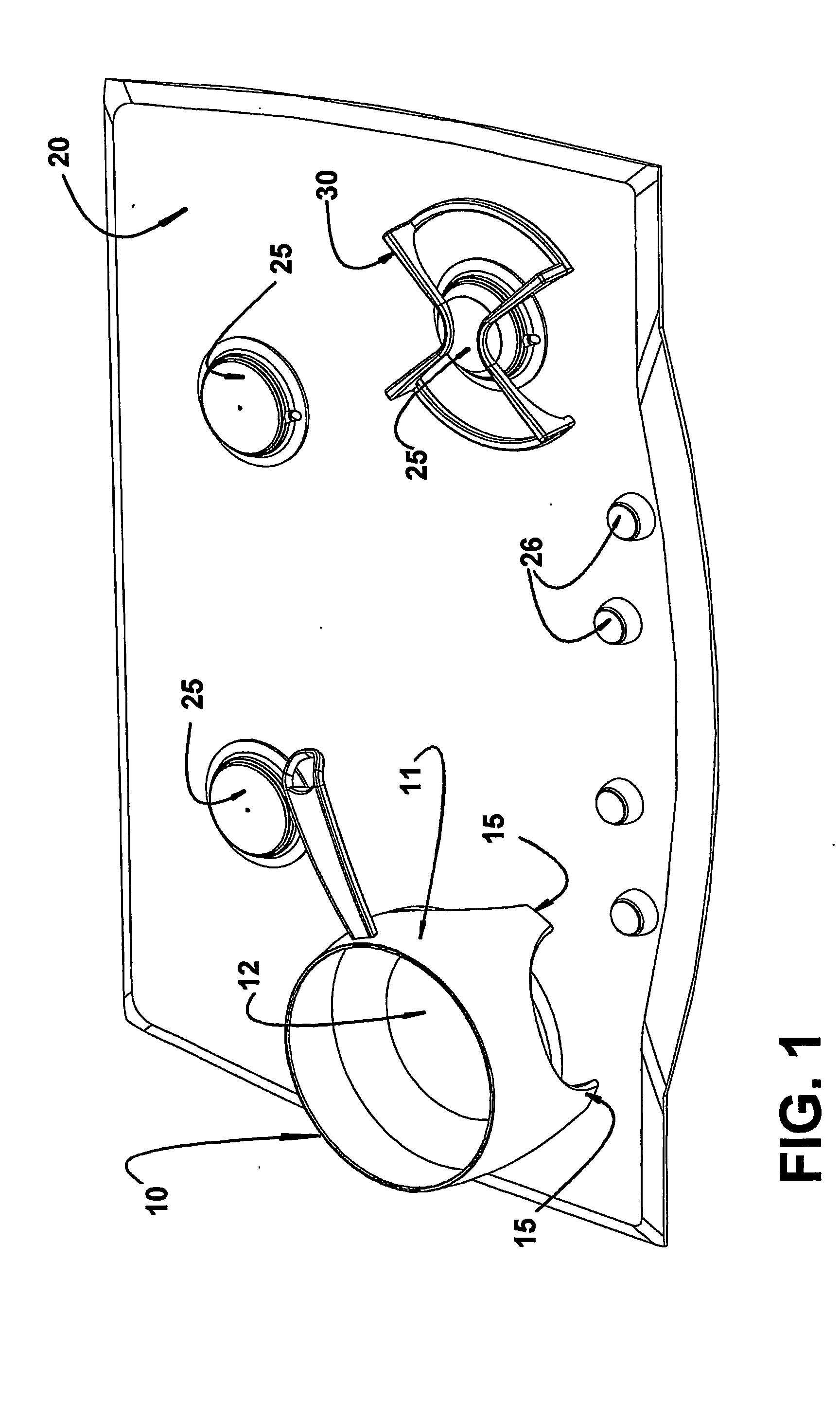 Constructive arrangement for cooking utensils