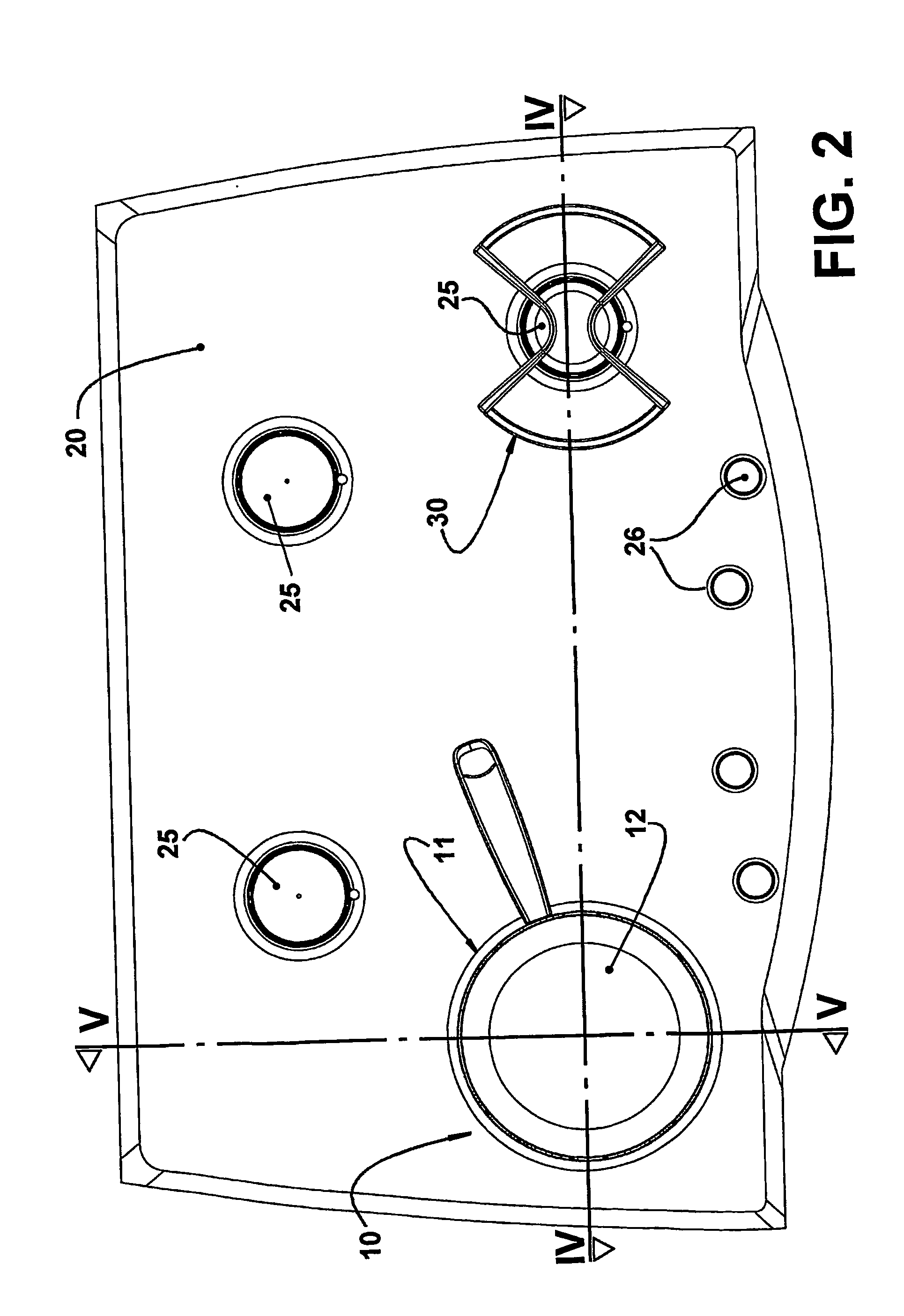 Constructive arrangement for cooking utensils