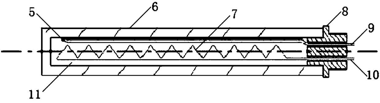 Device for measuring slurry spraying intensity of wet desulfurization tower, and measuring method