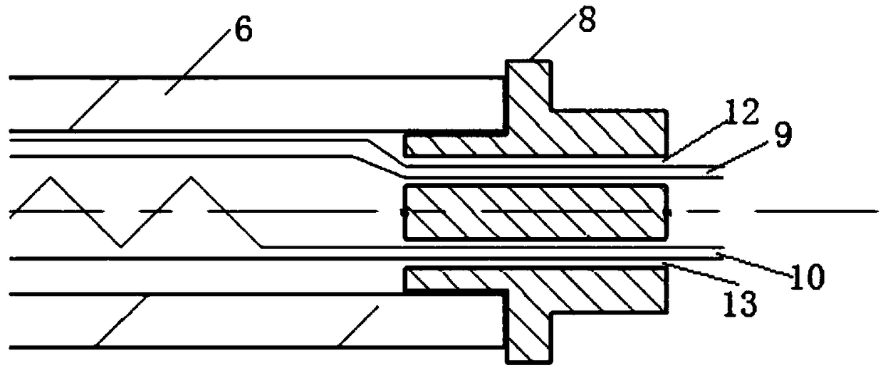 Device for measuring slurry spraying intensity of wet desulfurization tower, and measuring method