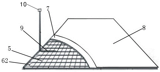 A road body construction method with cold protection function