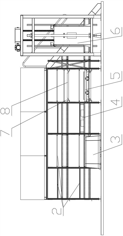 Intensive heavy-load intelligent warehousing system