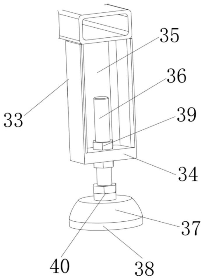 Single-color SMD LED positioning die assembly pasting device for computer communication and method thereof