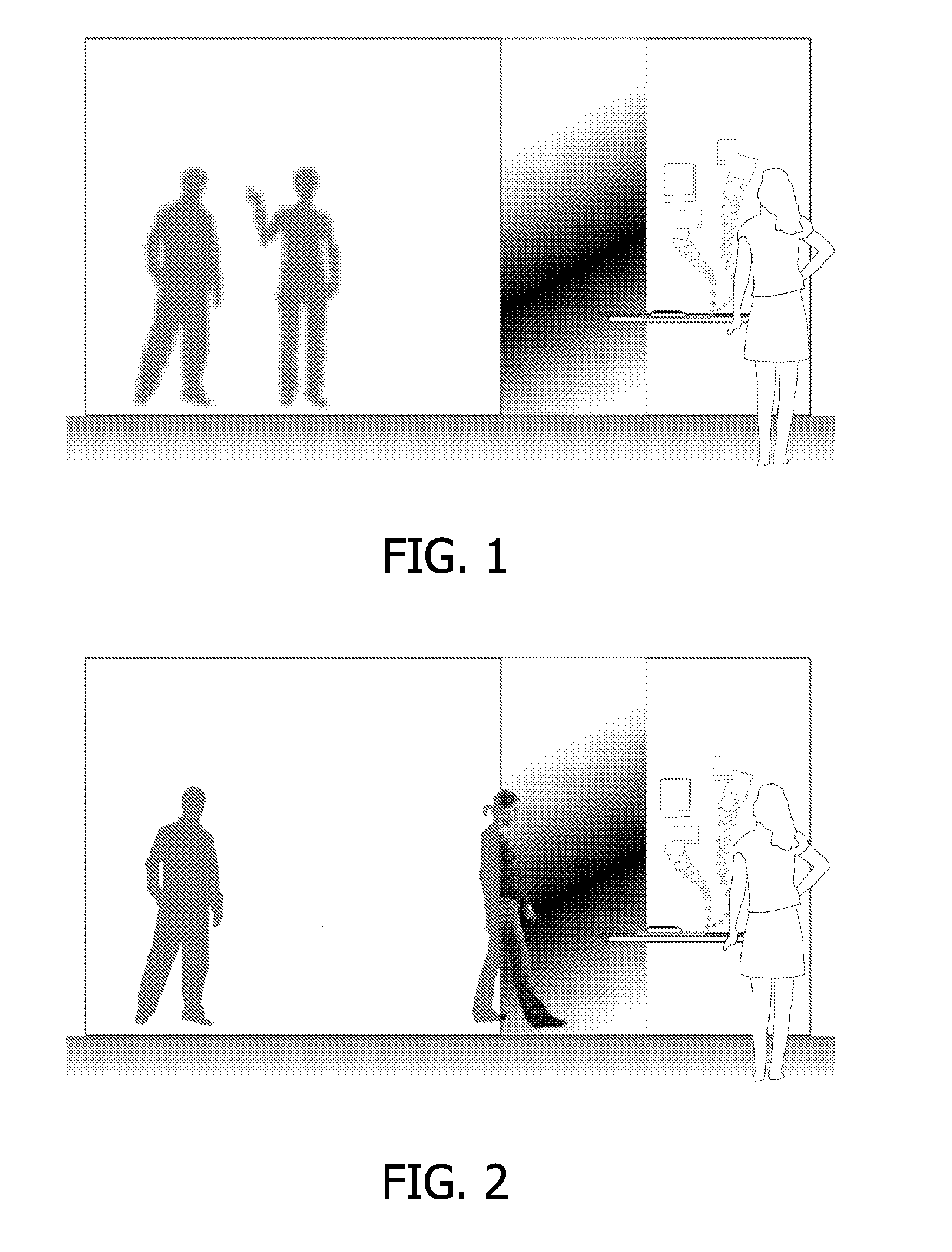 Methods and devices for receiving and transmitting an indication of presence