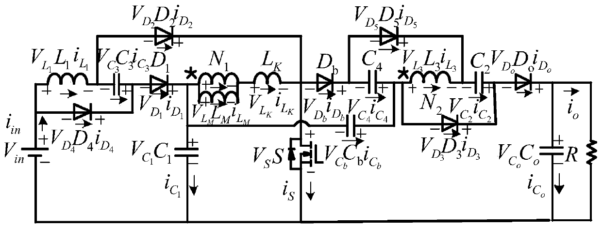 Two-capacitor-clamped multi-bootstrap cascaded dc-dc converter for photovoltaic systems