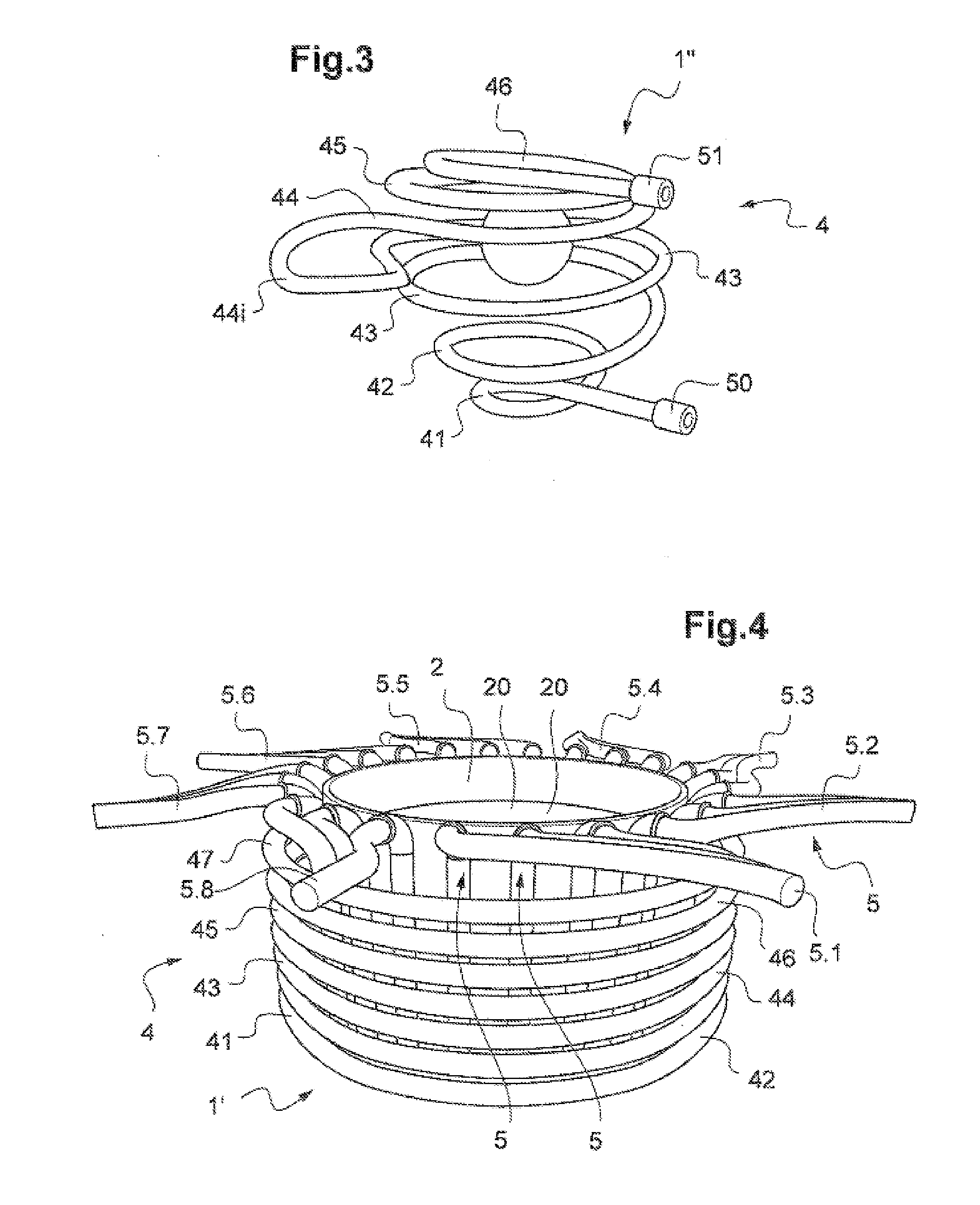 Electromagnetic induction furnace and use of the furnace for melting a mixture of metal(s) and oxide(s), said mixture representing a corium