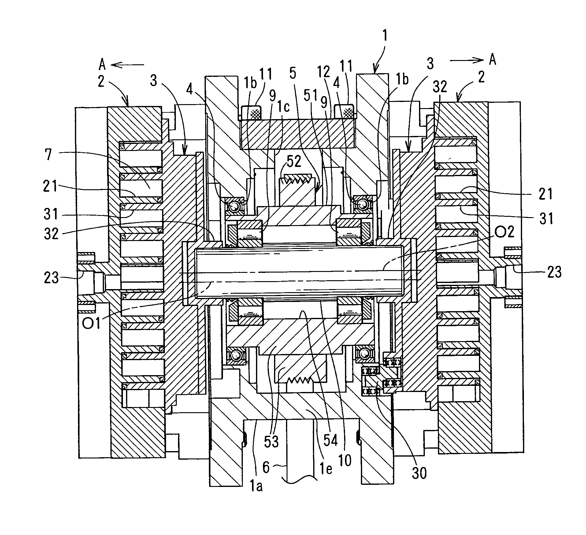 Scroll fluid machine