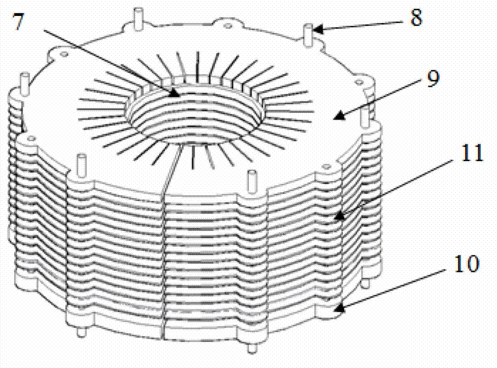 Conduction cooling device for high-temperature superconducting magnet