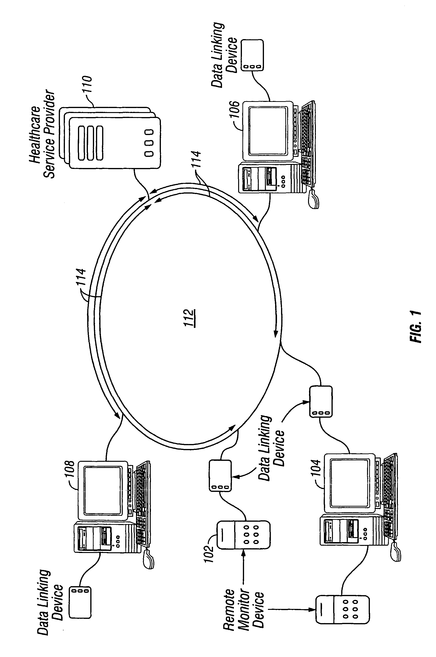 Method and system for communication and collaboration between a patient and healthcare professional