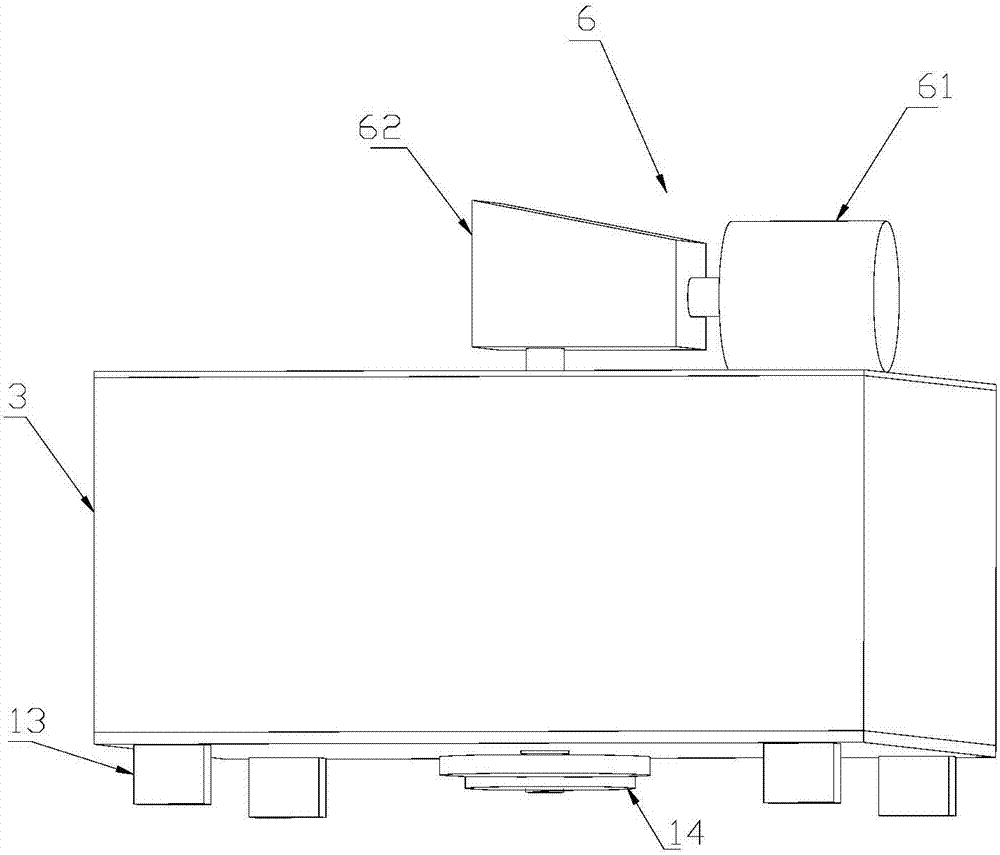 Vibration power generating device and wind power generator with same