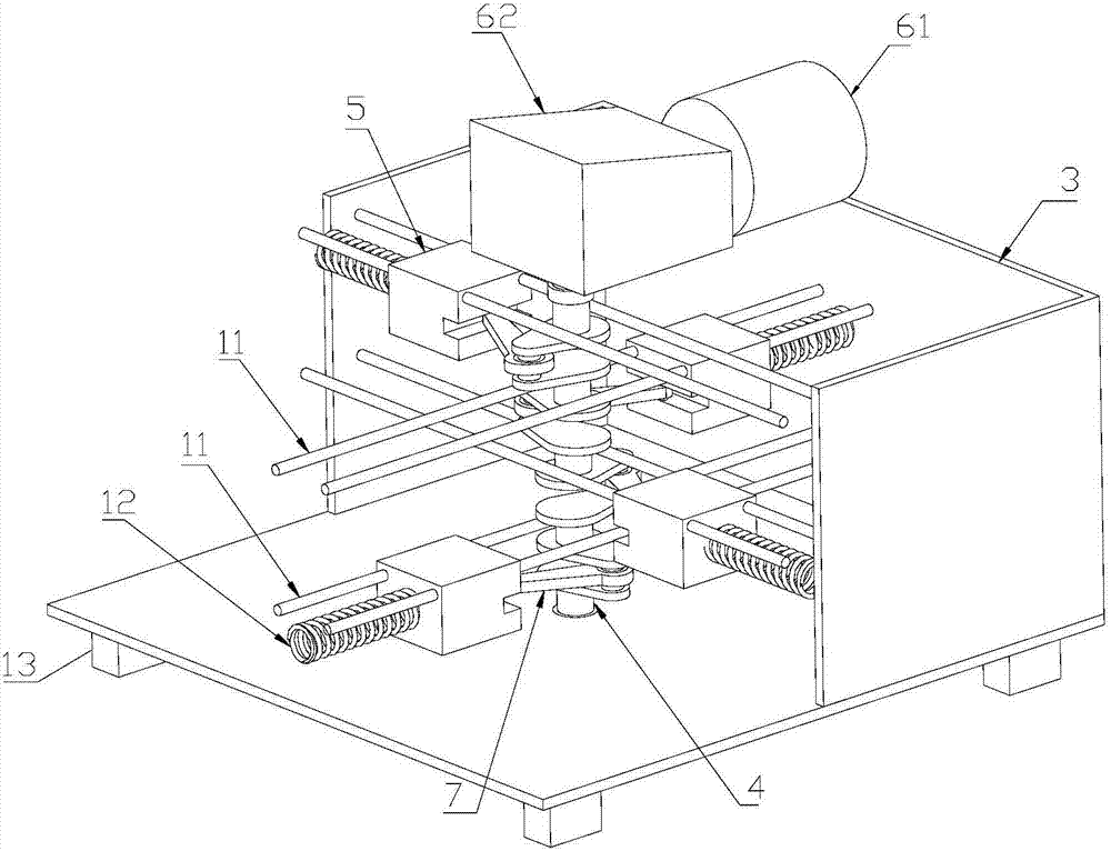 Vibration power generating device and wind power generator with same