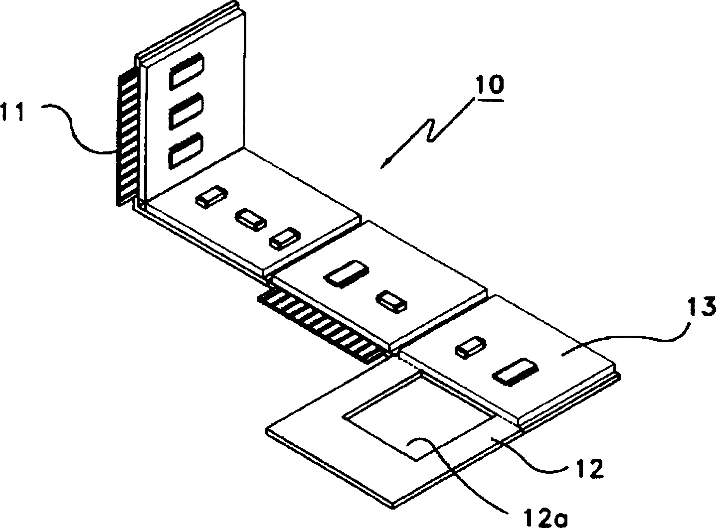 Three dimensional composite circuit board