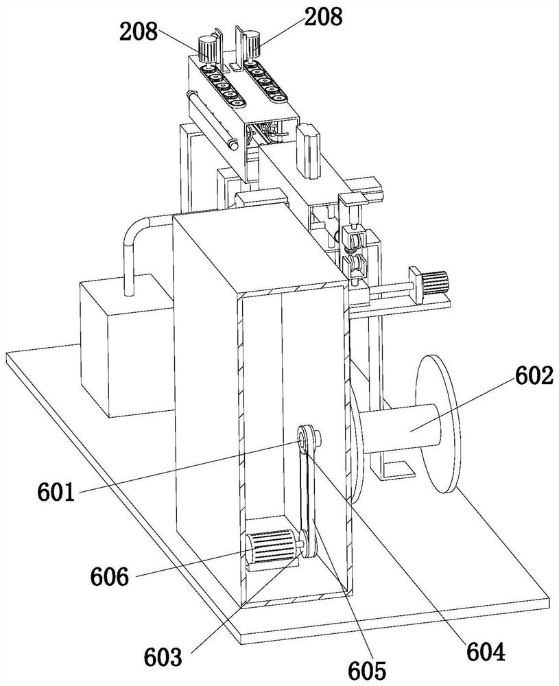 A cable rotary winding device