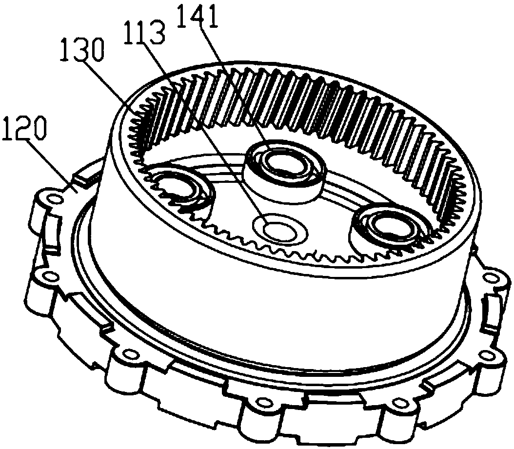Reducer for motor drive system