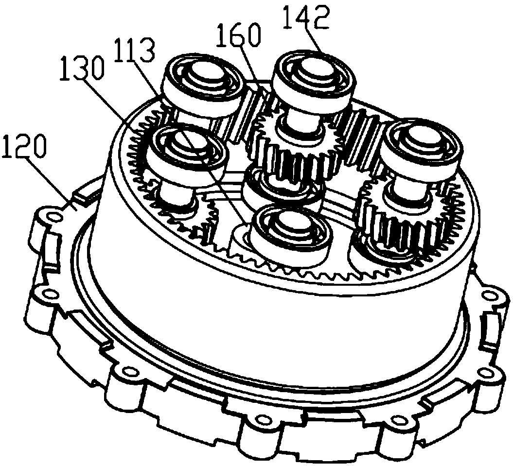 Reducer for motor drive system