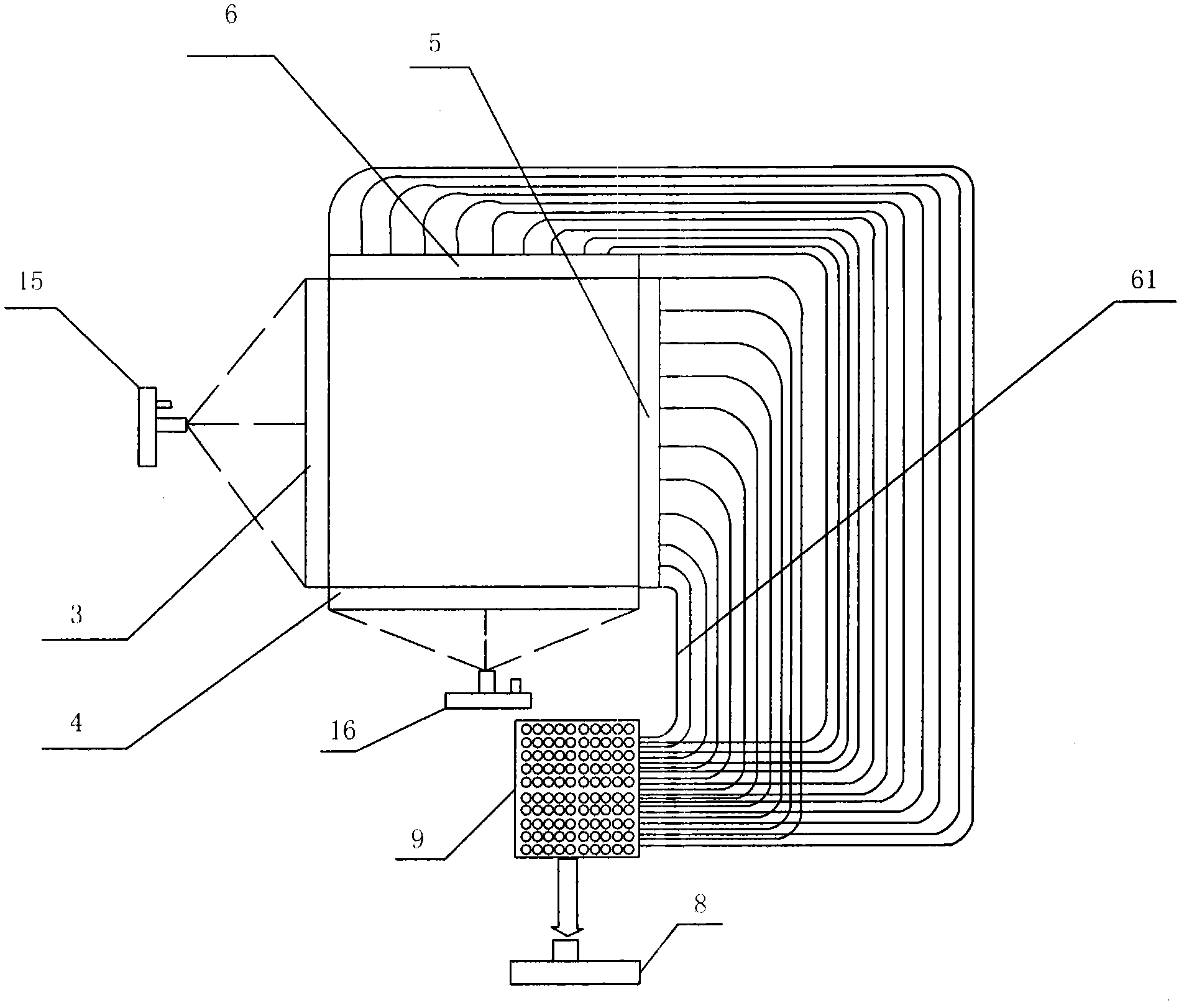 Measurement system for motion parameters of high-speed motion object