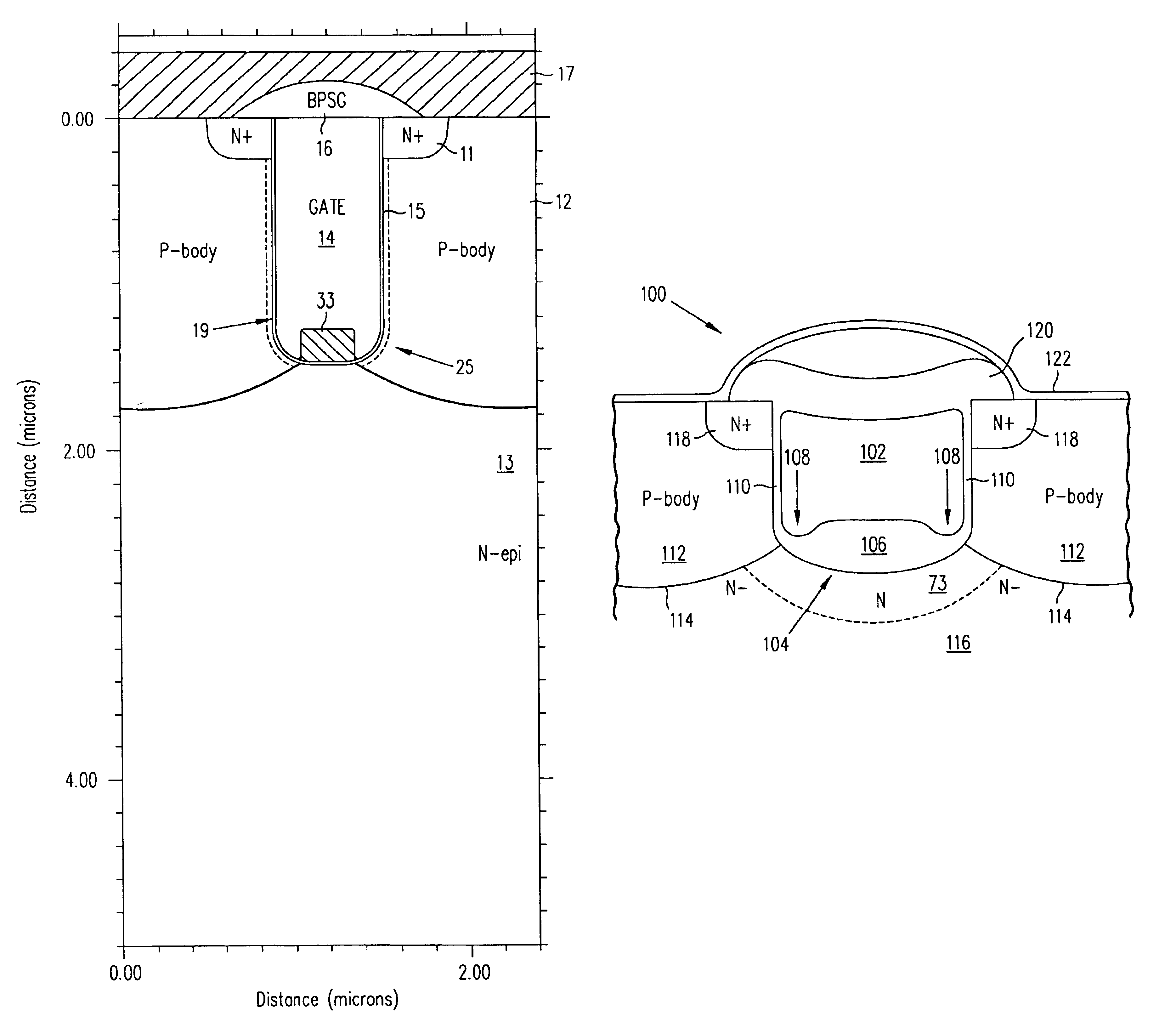 Method of fabricating trench MIS device with graduated gate oxide layer
