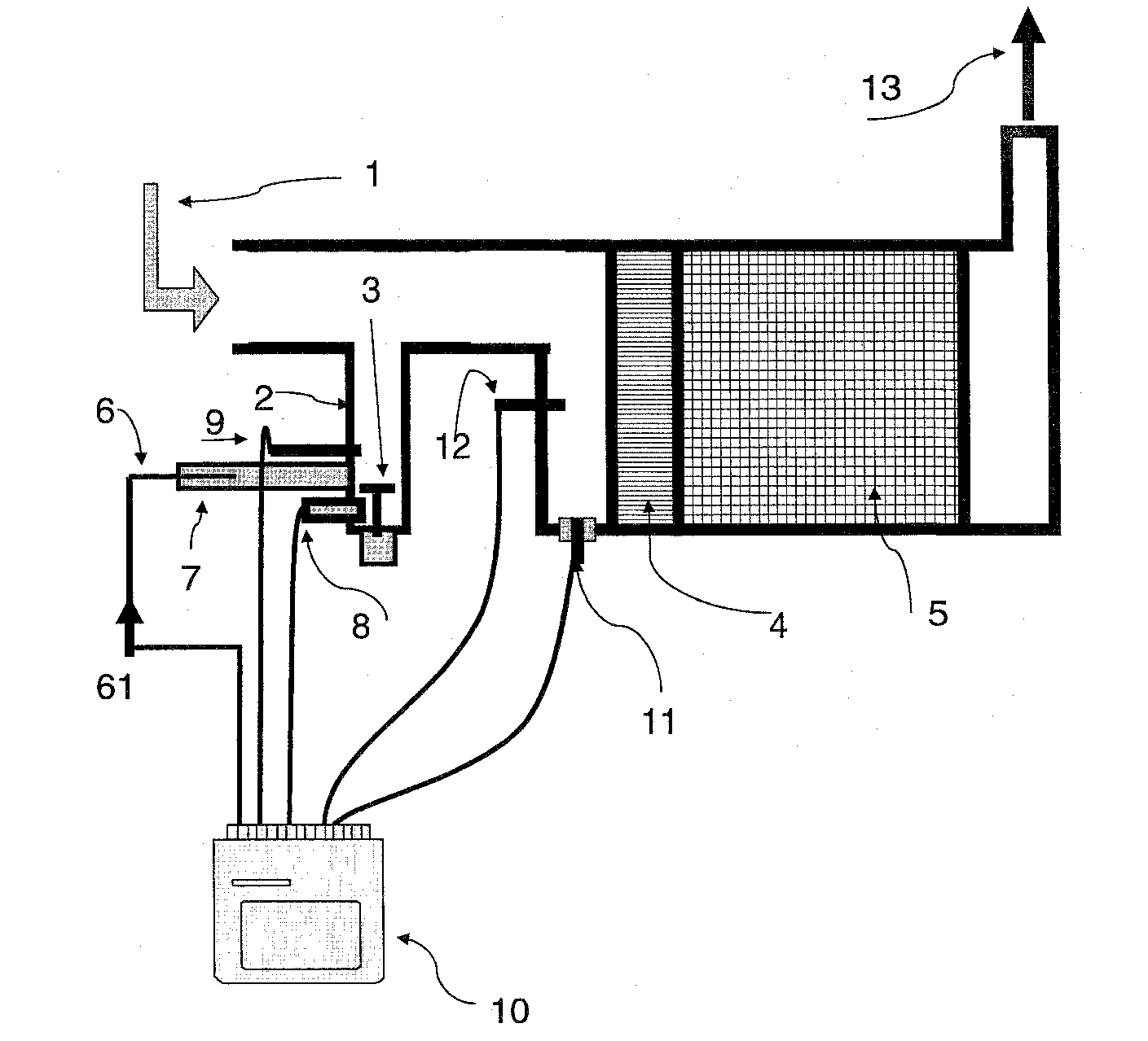 Burner And Method For The Regeneration Of Filtration Cartridges And Devices Equipped With Such Burner