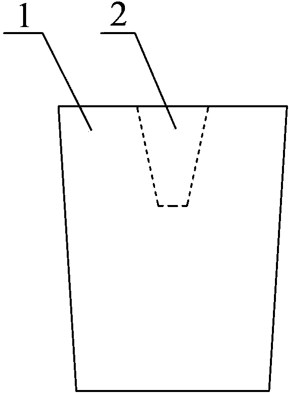 Combined building brick capable of judging thickness of ladle bath