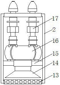 Movable landscape fountain device