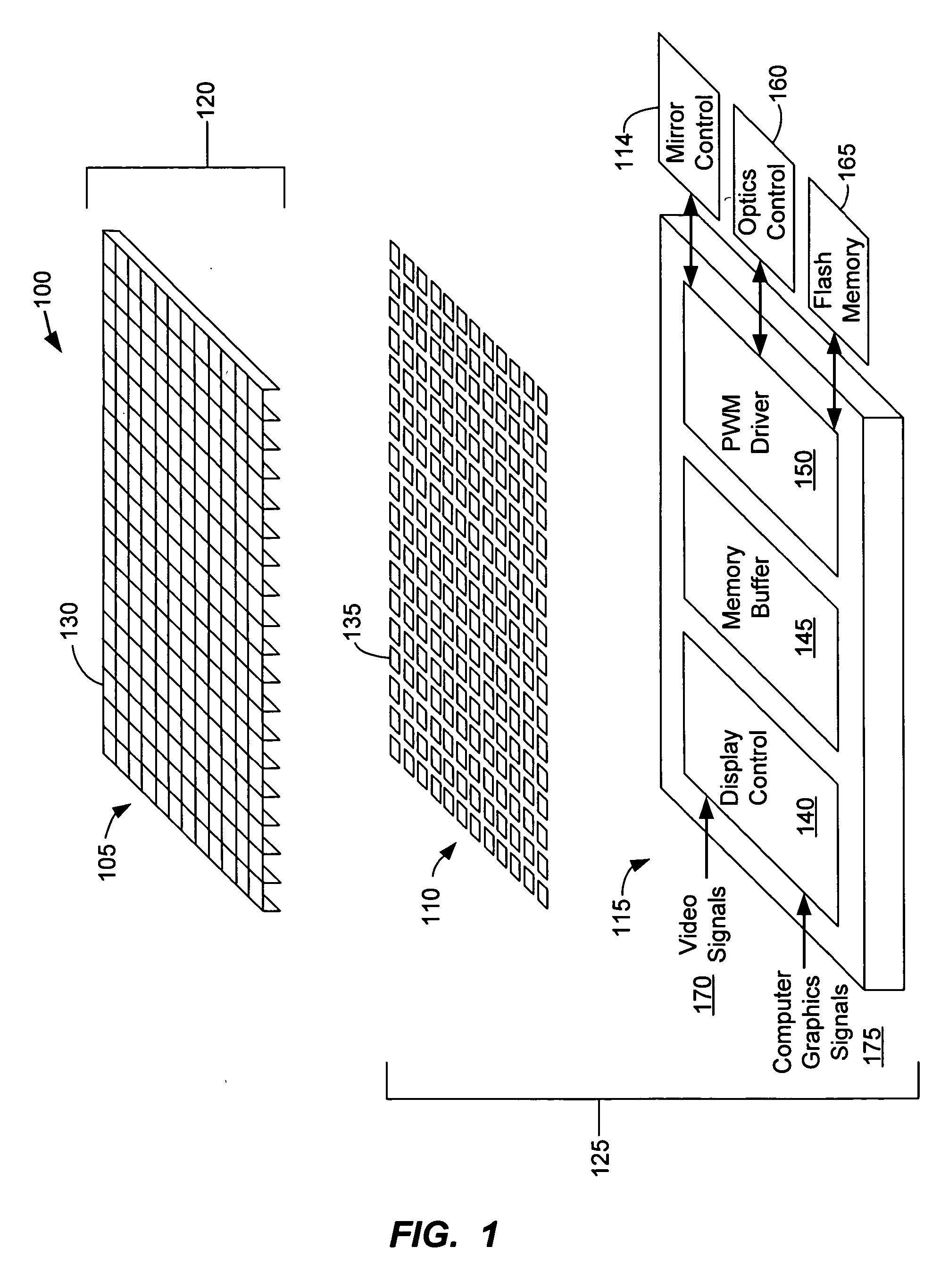 Mirror structure with single crystal silicon cross-member