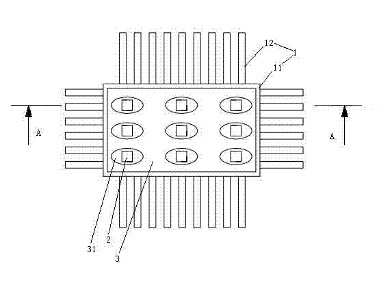 Radiation enhanced LED (light-emitting diode) circuit board and manufacturing method and application thereof