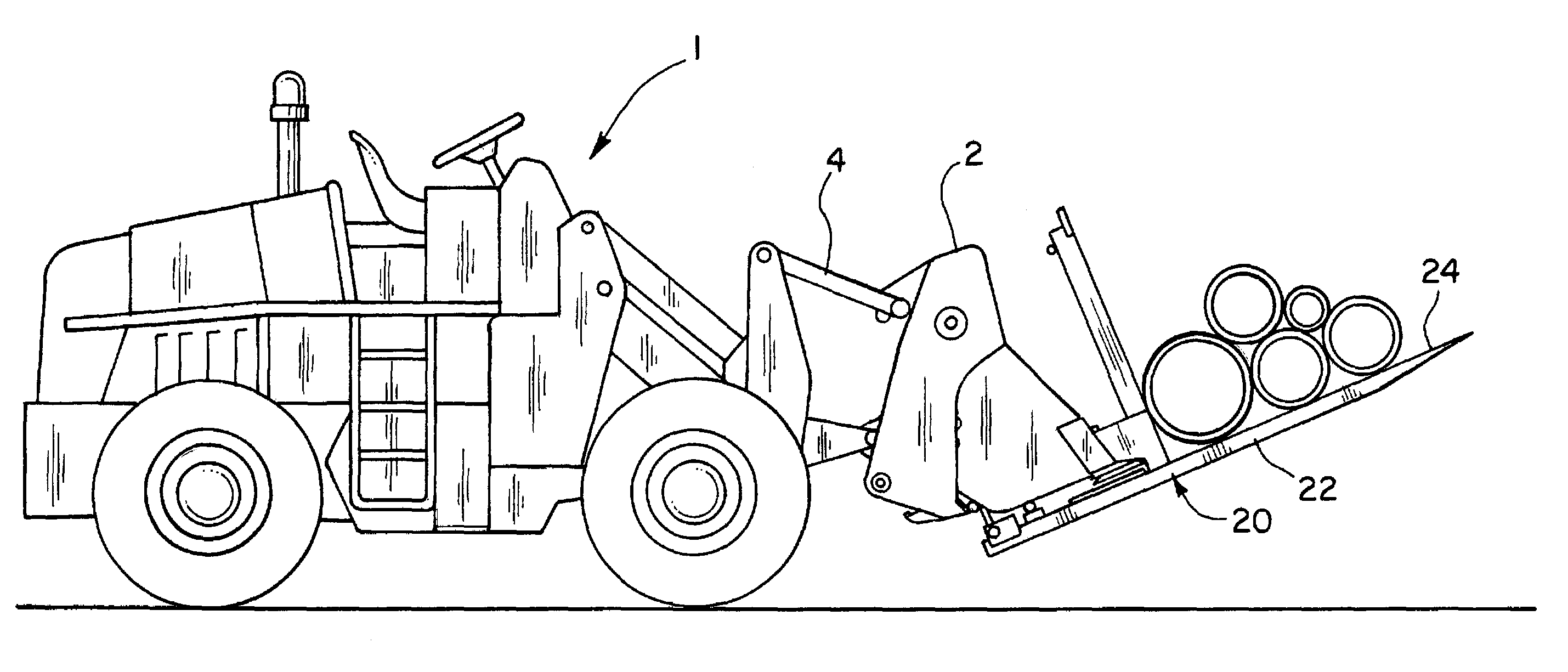 Fork lift attachment for multi-purpose bucket