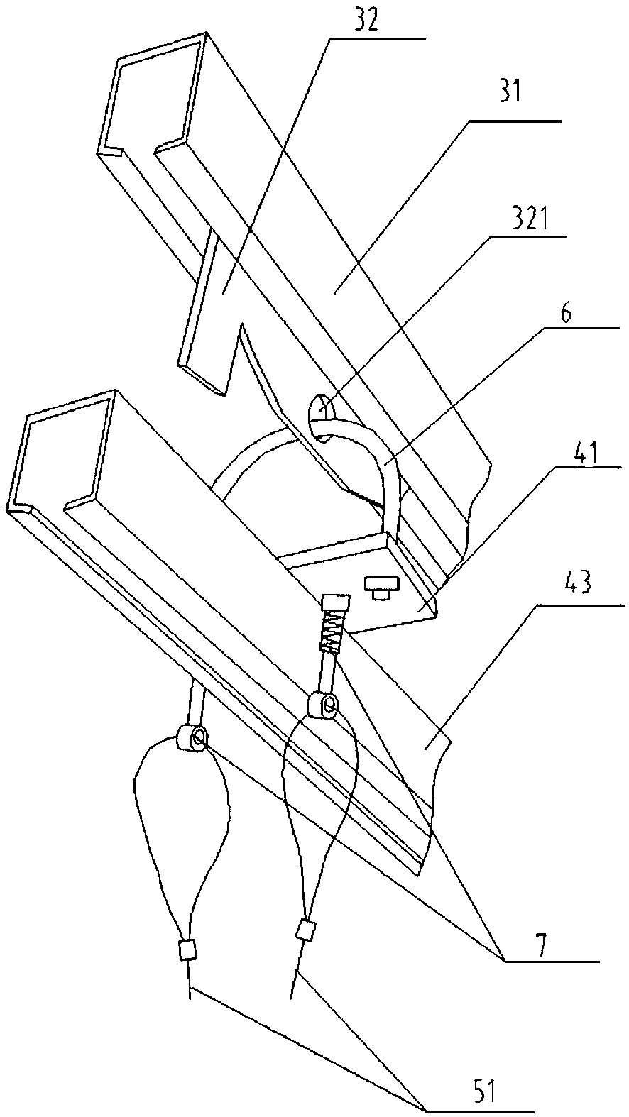 Traction device for manual operator of crane