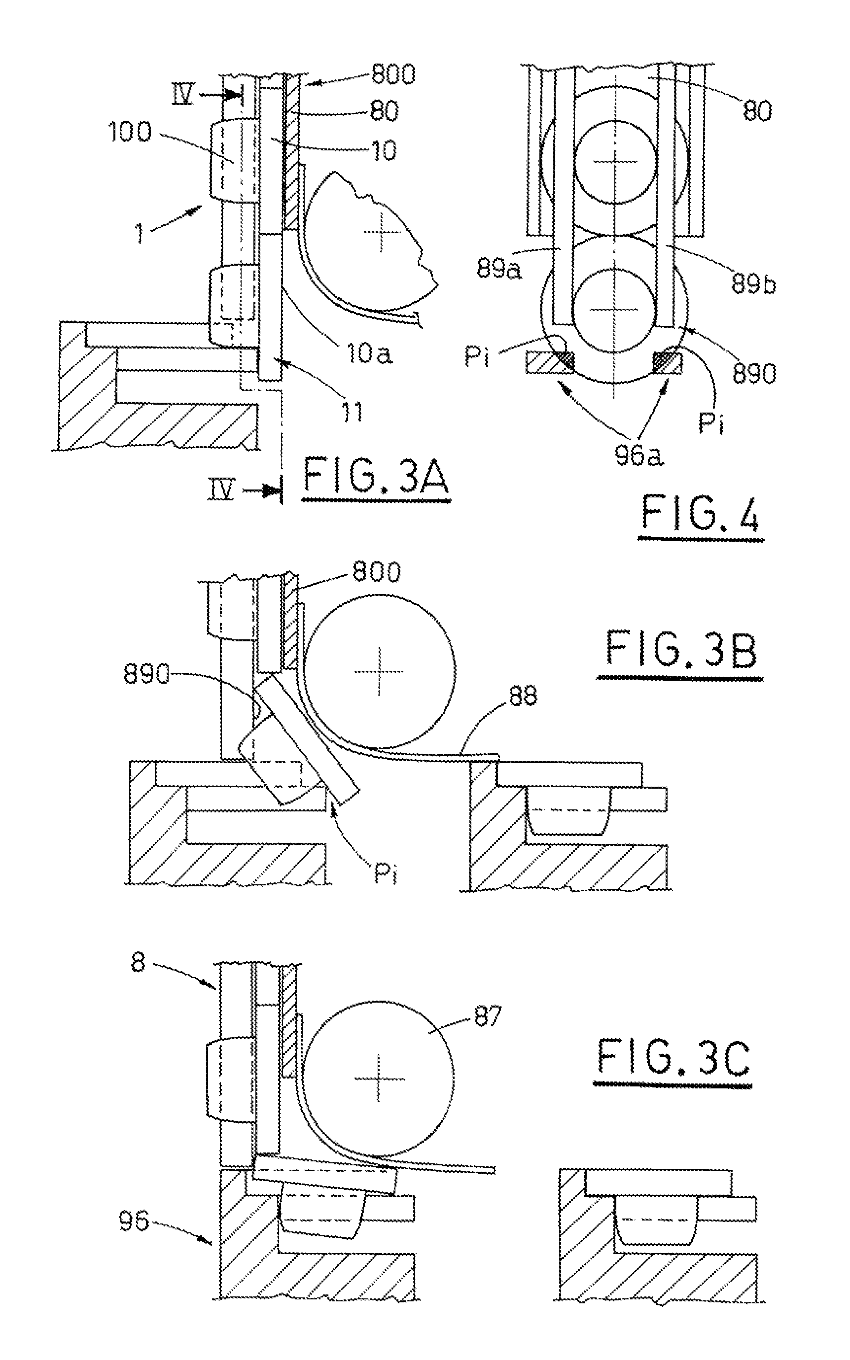Apparatus for capping bottles and a method for realising the cap