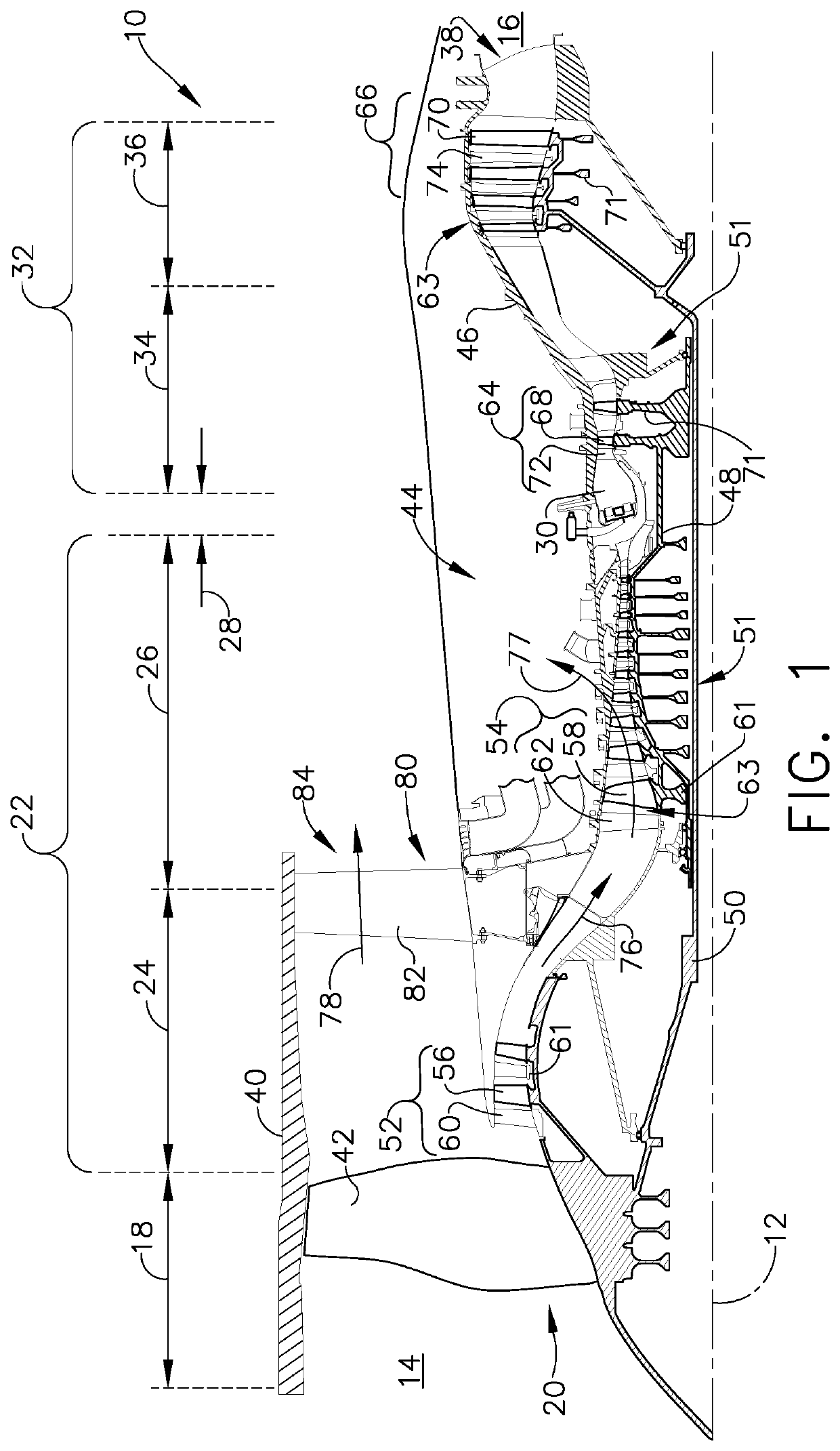 Turbine engine component with deflector