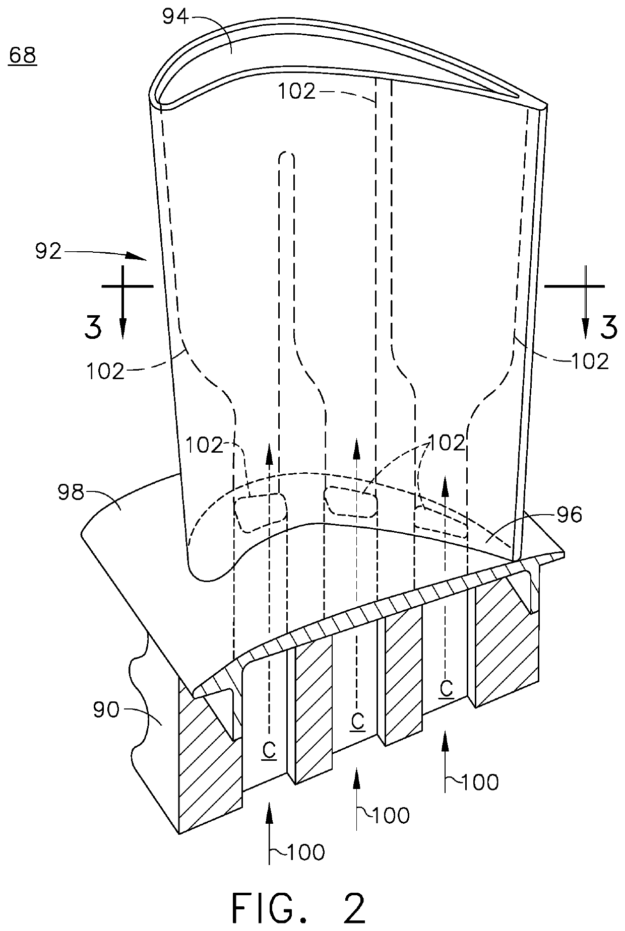 Turbine engine component with deflector